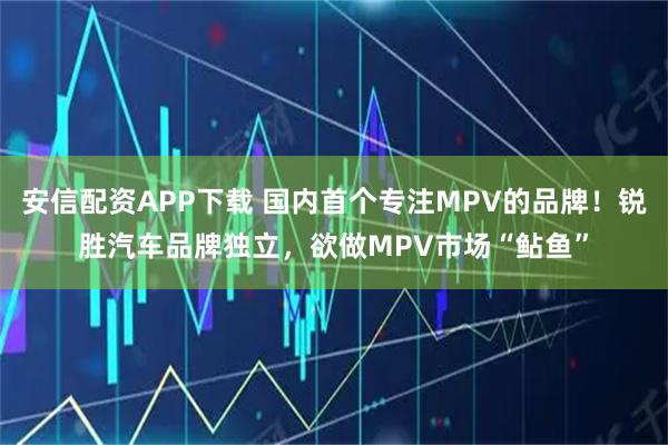 安信配资APP下载 国内首个专注MPV的品牌！锐胜汽车品牌独立，欲做MPV市场“鲇鱼”